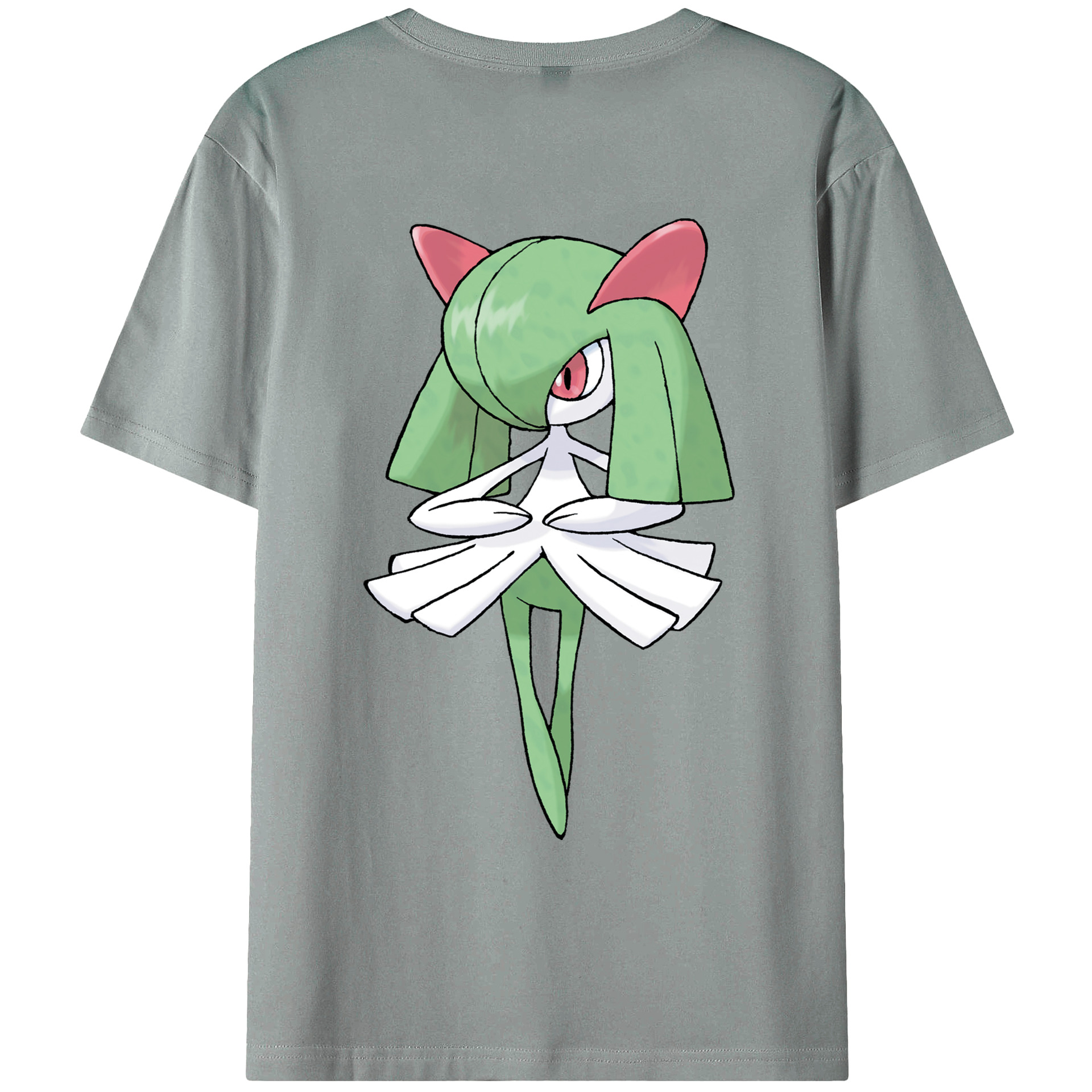 （画像用） ポケットモンスター Pokémon 綿100％ メンズ半袖Tシャツ（バックプリント） 通気性